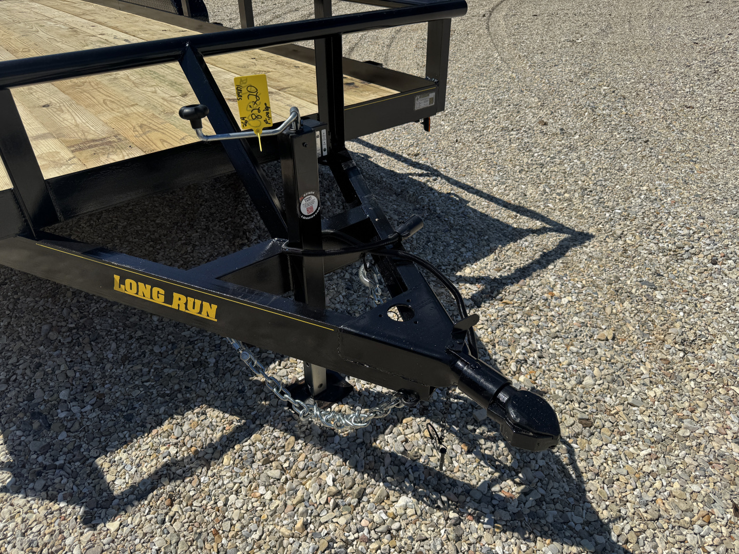 New 2025 Long Run 7x20 Pipetop 10K GVWR Utility Trailer