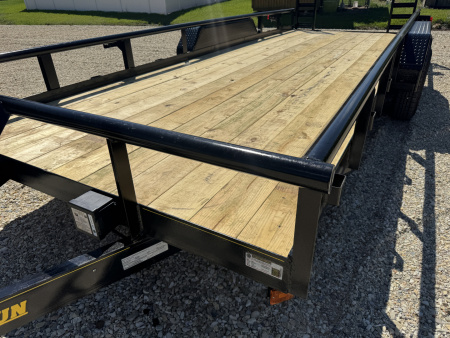 New 2025 Long Run 7x20 Pipetop 10K GVWR Utility Trailer