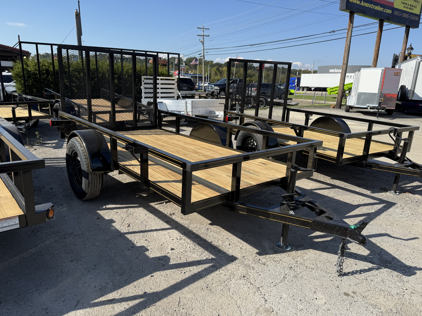 New 2026 P & T Trailers 5X10 AFG Utility Trailer