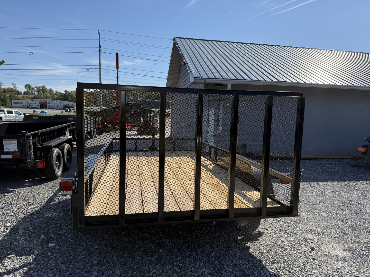 New 2025 P & T Trailers 7K 82X14 TUBE 2 BRAKE'S TUBE 7K JACK Utility Trailer