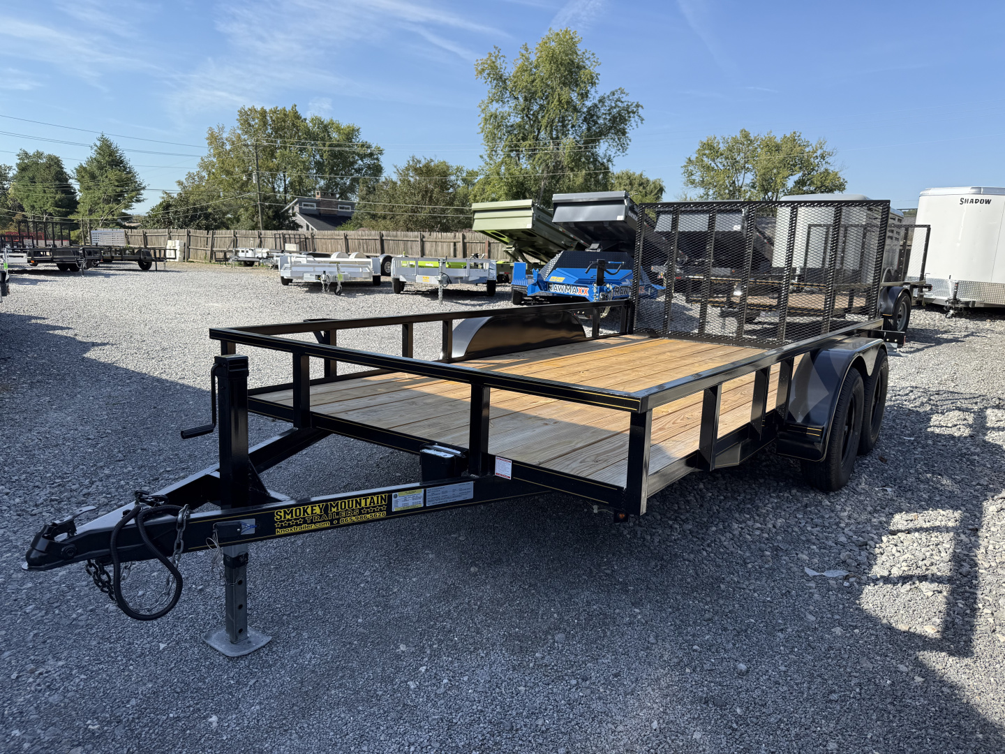 New 2025 P & T Trailers 7K 82X14 TUBE 2 BRAKE'S TUBE 7K JACK Utility Trailer