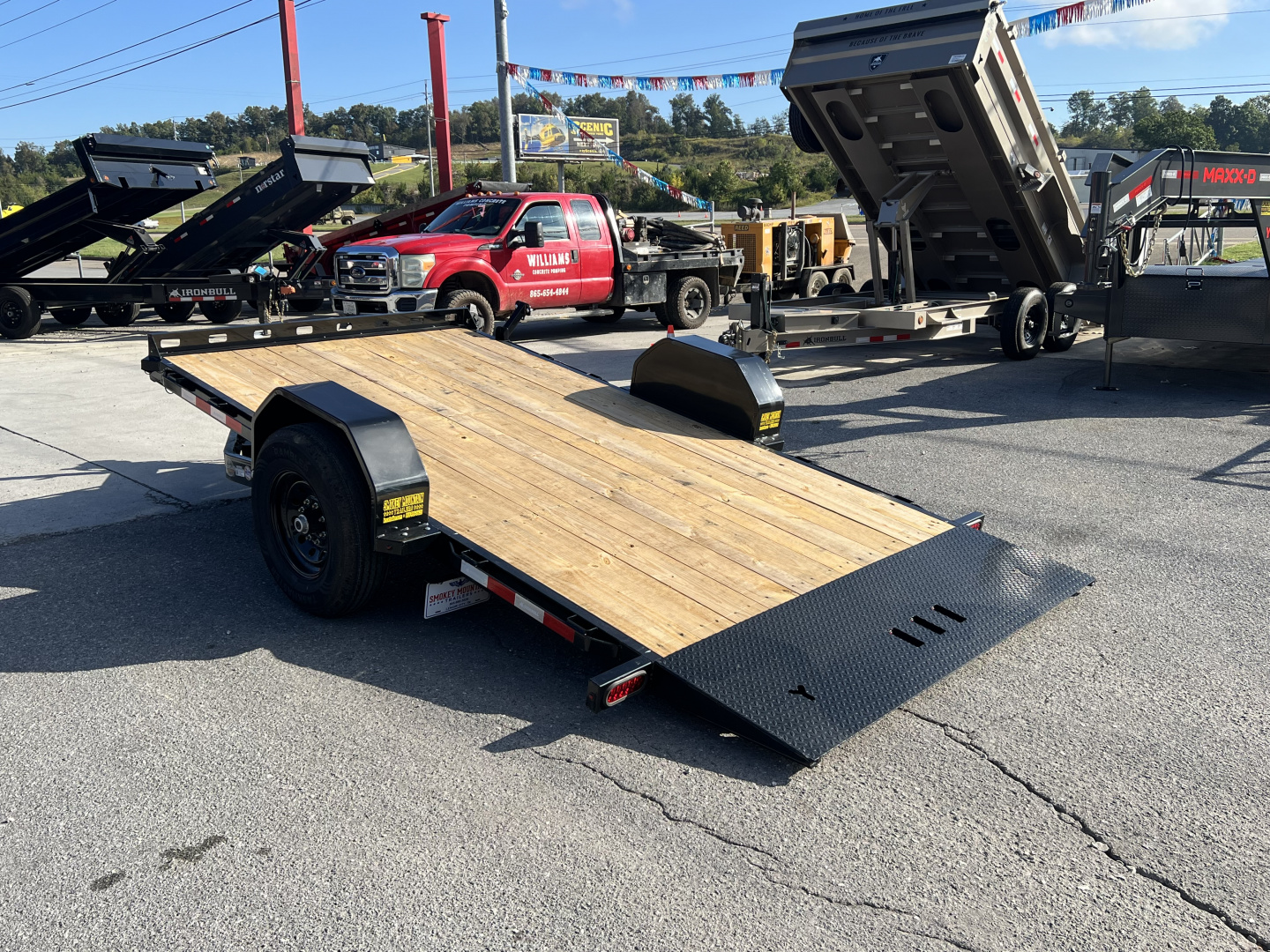 New 2026 Iron Bull TSB 80X12 SA TILT Equipment Trailer