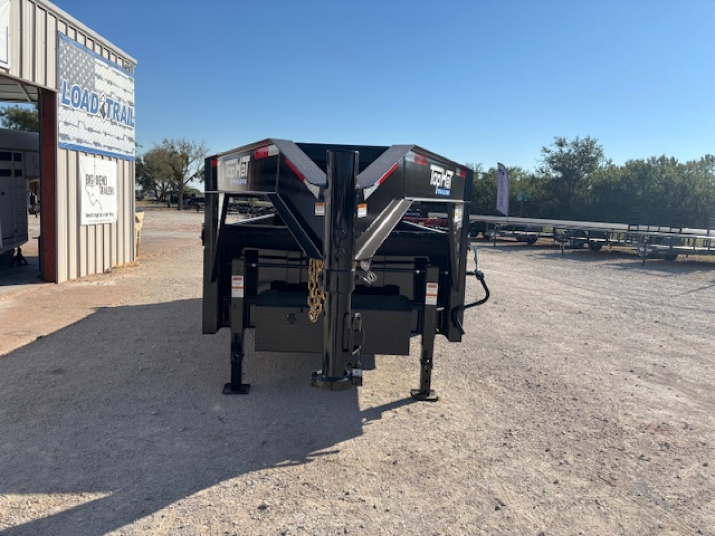 New 2026 Top Hat DX 14' x 83" Gooseneck Dump Trailer