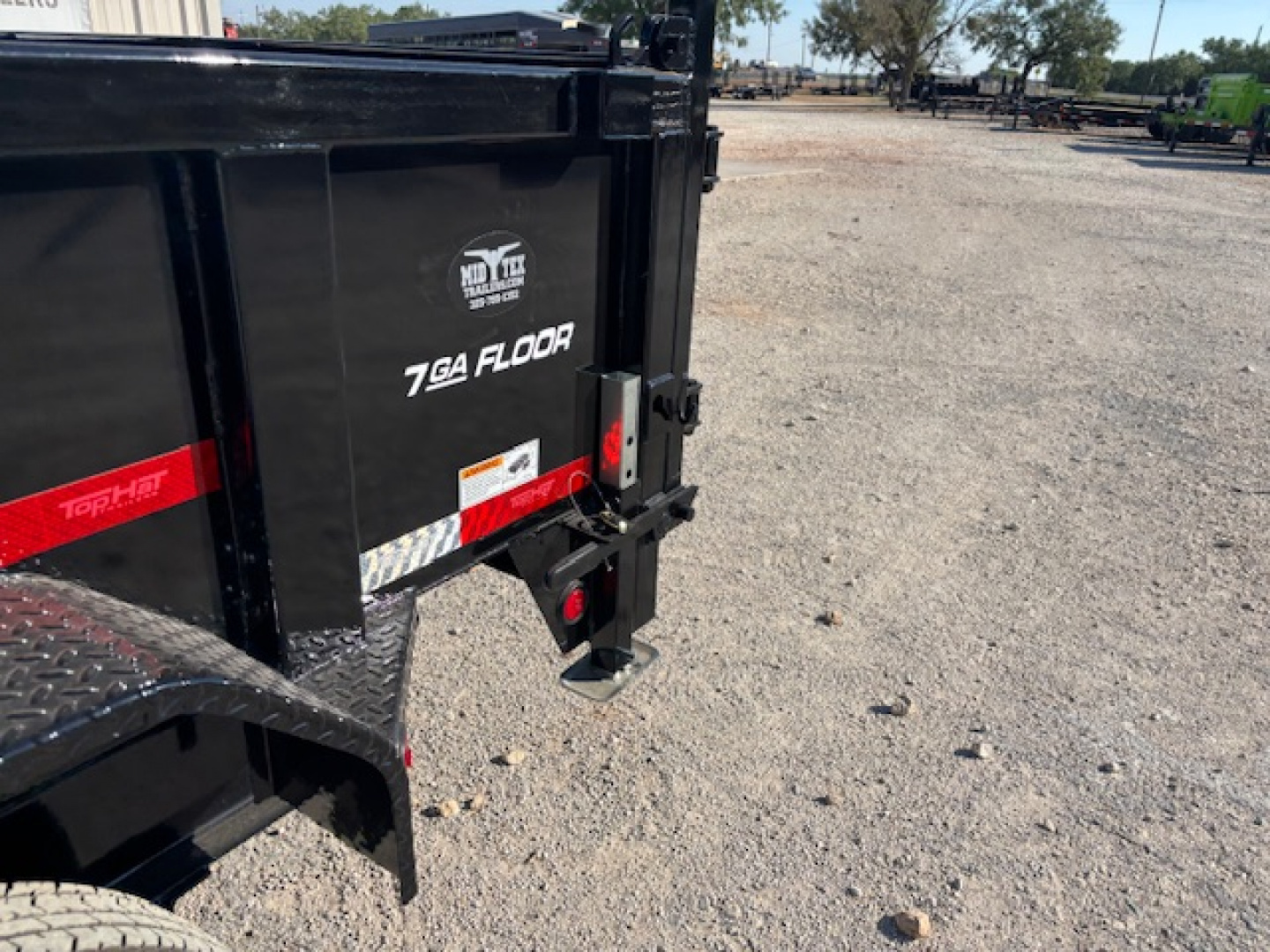 New 2026 Top Hat DX 14' x 83" Gooseneck Dump Trailer