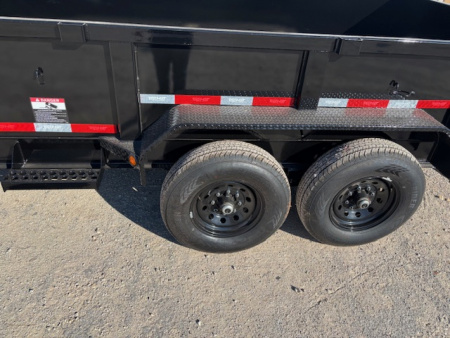 New 2026 Top Hat DX 14' x 83" Gooseneck Dump Trailer