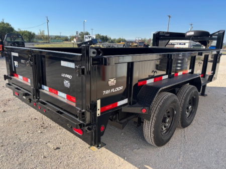New 2026 Top Hat DX 14' x 83" Gooseneck Dump Trailer