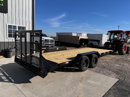 New 2026 H&H Trailers 82"X20' 7K CAR/UTILITY HAULER REAR LADDER STYLE GATE Car / Racing Trailer