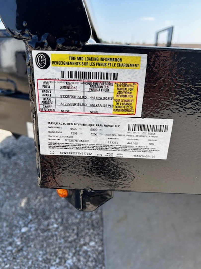 New 2026 H&H Trailers 82"X20' EX 9.9K SPEEDLOADER POWER TILT Car / Racing Trailer