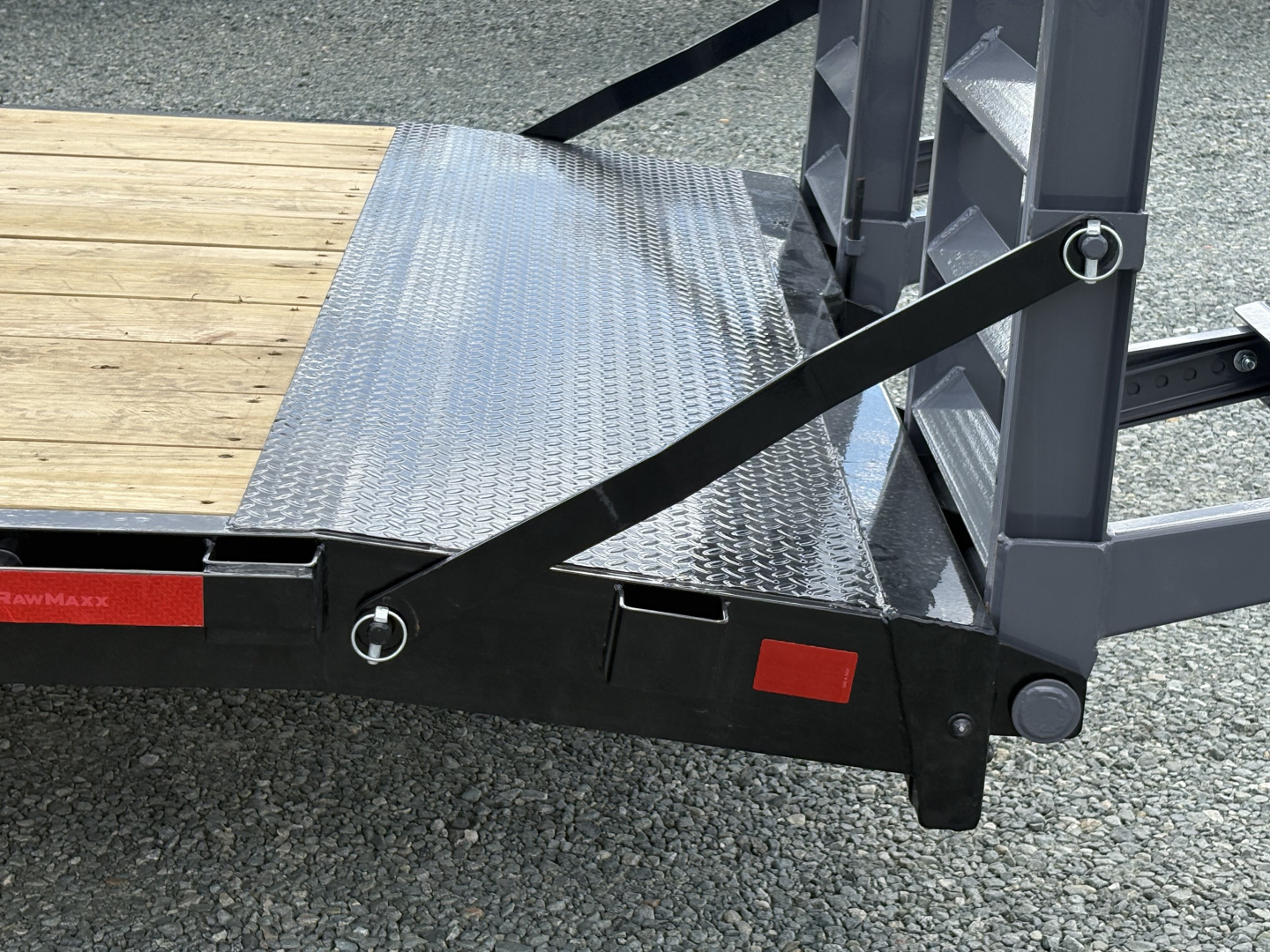 New 2026 RawMaxx 20' 14k Equipment Trailer w/Fold Up Ramps