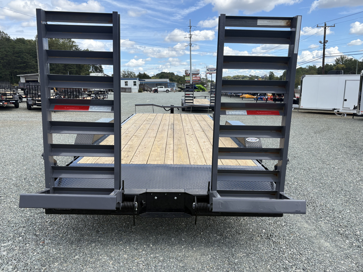 New 2026 RawMaxx 20' 14k Equipment Trailer w/Fold Up Ramps