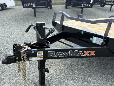 New 2026 RawMaxx 20' 14k Equipment Trailer w/Fold Up Ramps