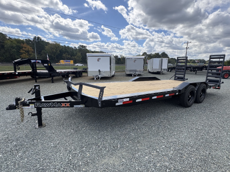 New 2026 RawMaxx 22' 16k Equipment Trailer w/ Driveover Fenders