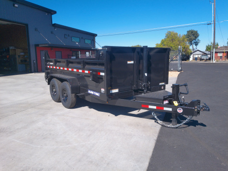 New 2025 Sure-Trac 7x12 Telescopic Dump 12K GVWR