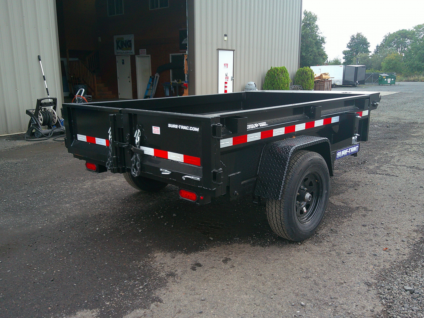 New 2026 Sure-Trac 5x8 5K Dump Trailer