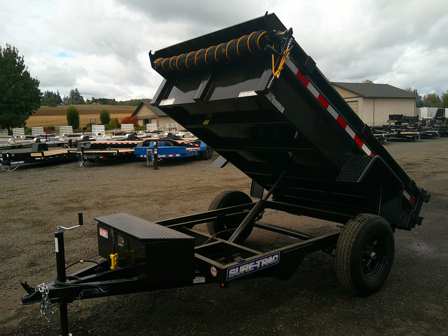 New 2026 Sure-Trac 5x8 5K Dump Trailer