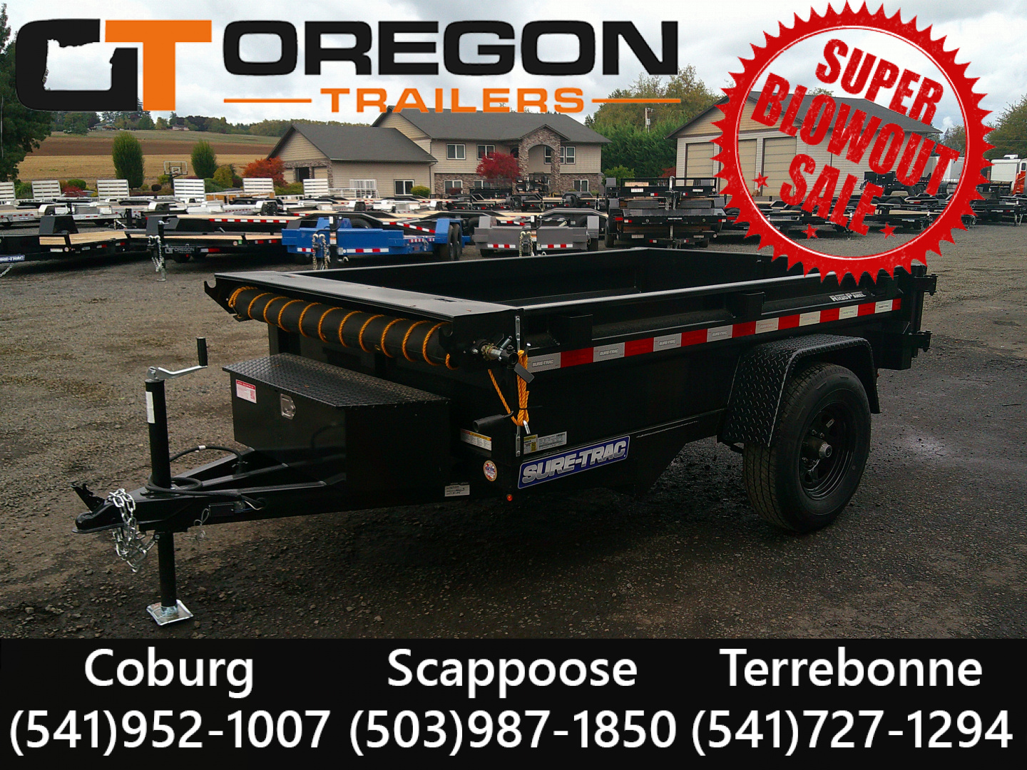 New 2026 Sure-Trac 5x8 5K Dump Trailer