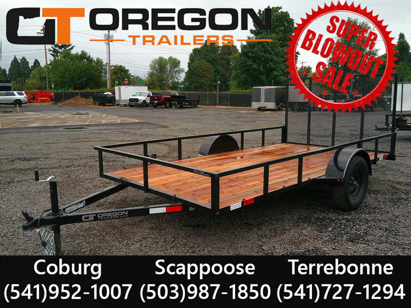 New 2026 Eagle 6.6x13 3K Utility Trailer