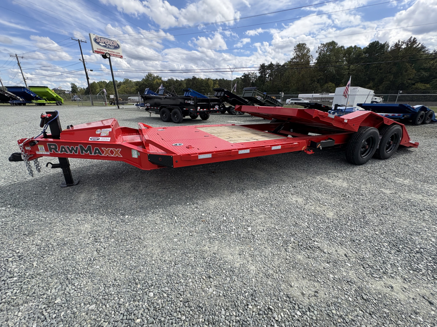 New 2026 RawMaxx RawMaxx GTX 24' 16K Gravity Tilt Trailer