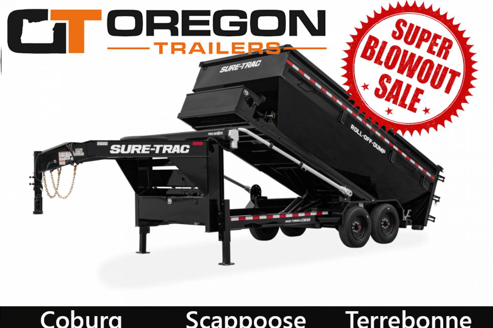 New 2025 Sure-Trac 16  17.6 GVWR  Carrier  Dump Trailer