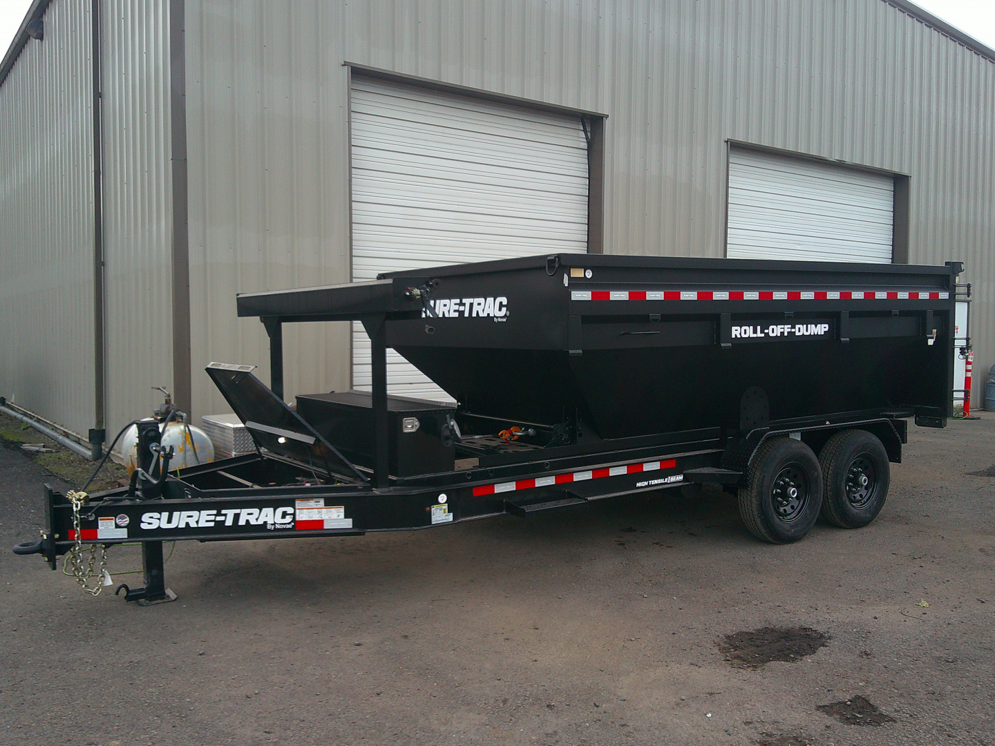New 2025 Sure-Trac 16', 15.4K Roll Off Dump Trailer