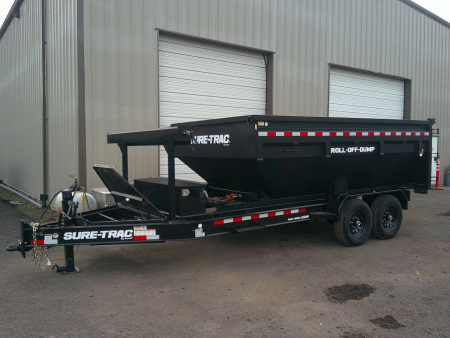 New 2025 Sure-Trac 16', 15.4K Roll Off Dump Trailer