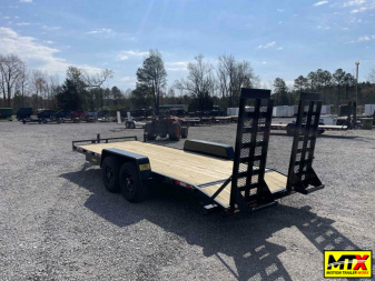 New 2026 Down 2 Earth Trailers 20ft 14K w/ Fold Up Ramps Utility Trailer