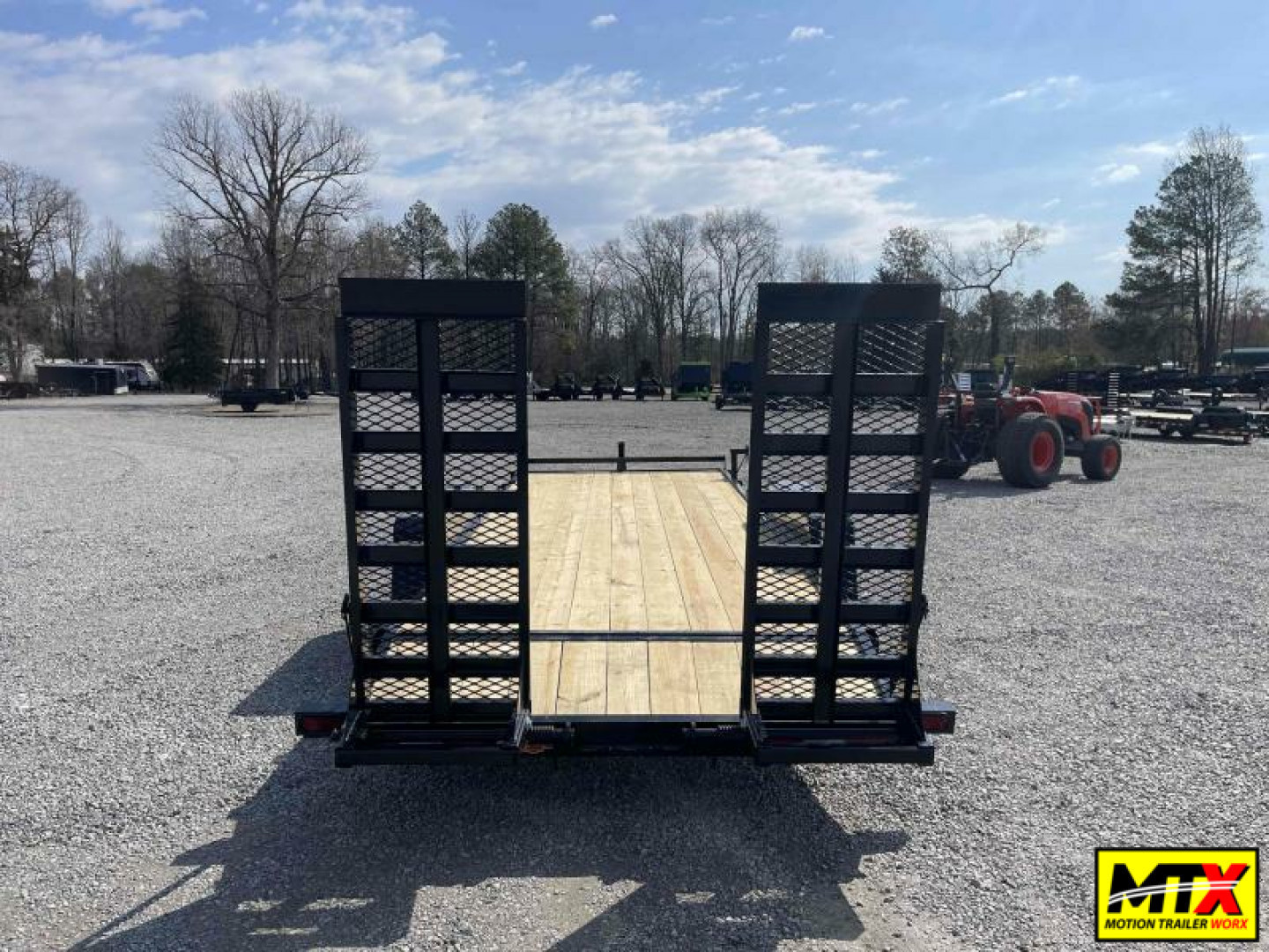 New 2026 Down 2 Earth Trailers 20ft 14K w/ Fold Up Ramps Utility Trailer