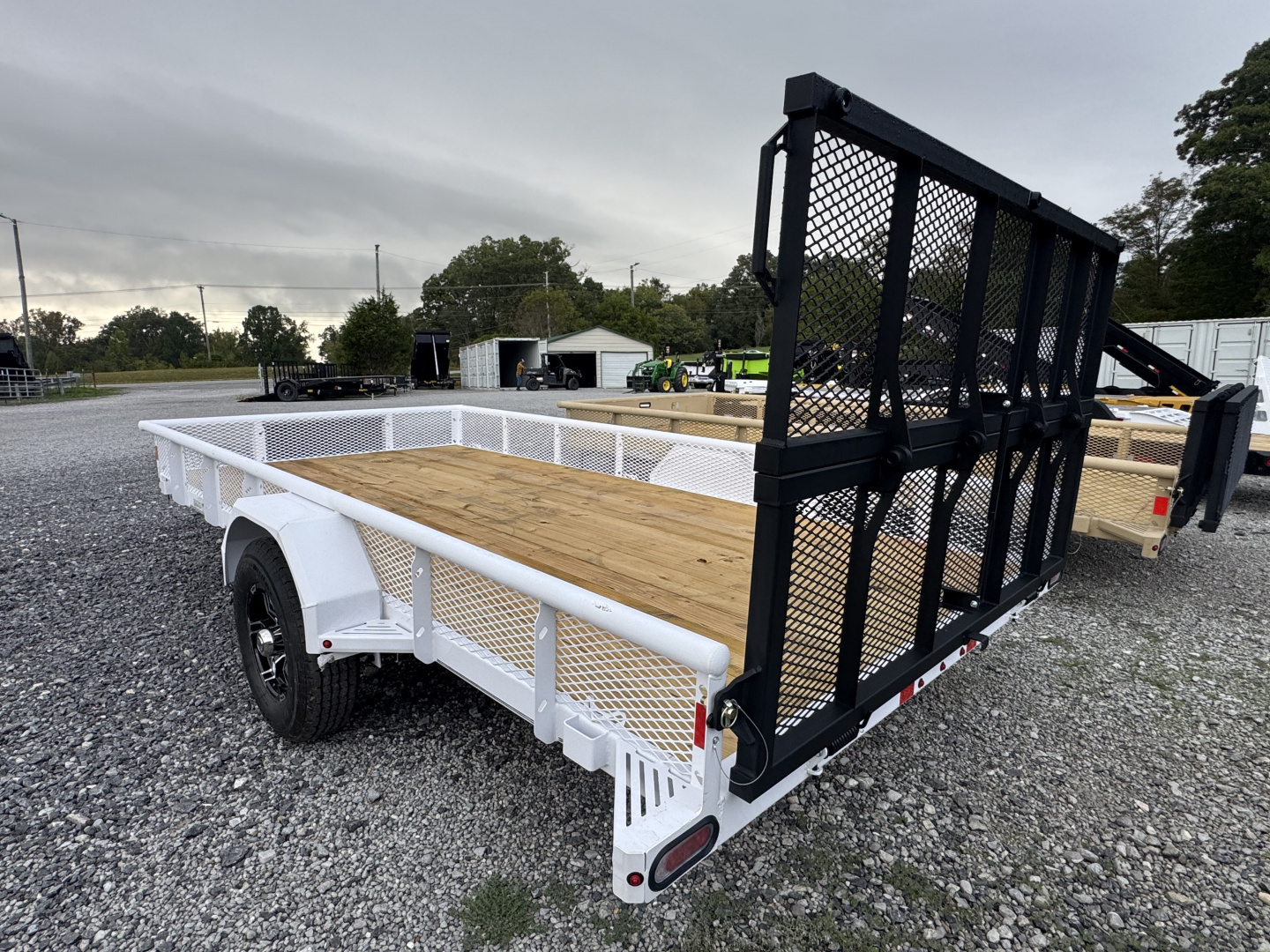 New 2026 Diamond C PSA106 Utility Trailer 6’11”X14’ 6K G.V.W.R. BI FOLD GATE ALUMINUM RIMS