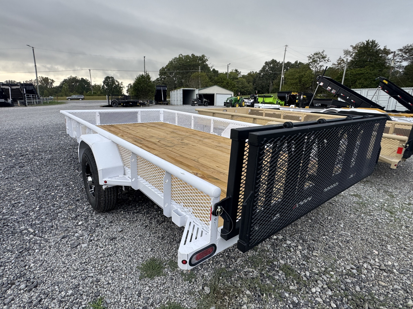 New 2026 Diamond C PSA106 Utility Trailer 6’11”X14’ 6K G.V.W.R. BI FOLD GATE ALUMINUM RIMS
