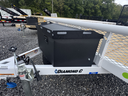 New 2026 Diamond C PSA106 Utility Trailer 6’11”X14’ 6K G.V.W.R. BI FOLD GATE ALUMINUM RIMS