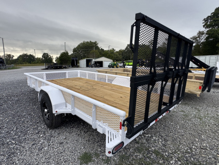 New 2026 Diamond C PSA106 Utility Trailer 6’11”X14’ 6K G.V.W.R. BI FOLD GATE ALUMINUM RIMS