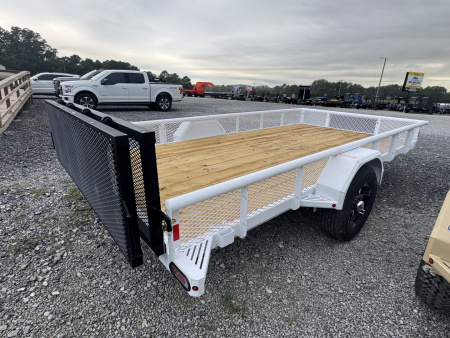 New 2026 Diamond C PSA106 Utility Trailer 6’11”X14’ 6K G.V.W.R. BI FOLD GATE ALUMINUM RIMS
