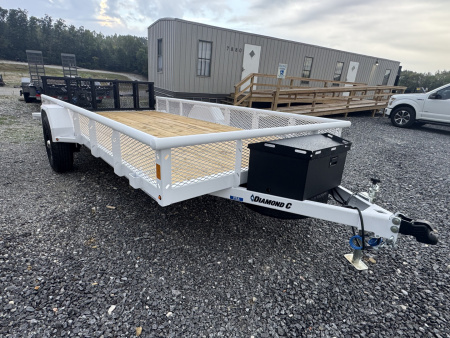 New 2026 Diamond C PSA106 Utility Trailer 6’11”X14’ 6K G.V.W.R. BI FOLD GATE ALUMINUM RIMS