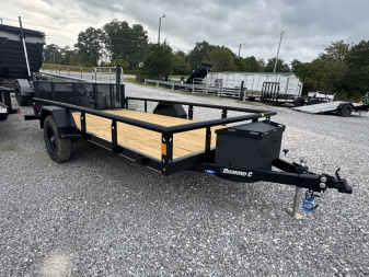 New 2026 Diamond C Trailers PSA135 Utility Trailer 6’5”X12’ BI FOLD GATE