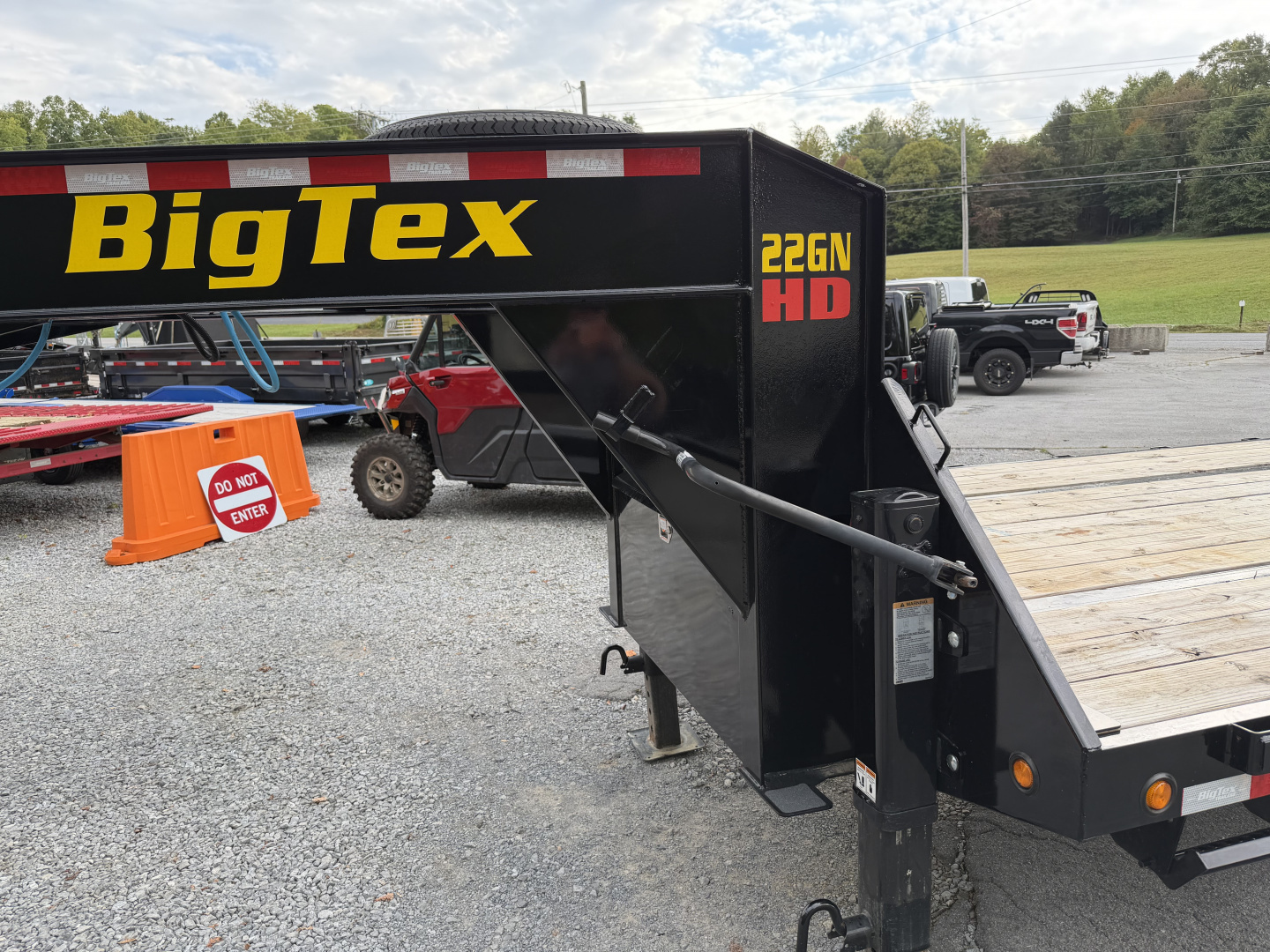 Used 2026 Big Tex Trailers 22GN GOOSENECK TRAILER 20+5 MEGA RAMPS