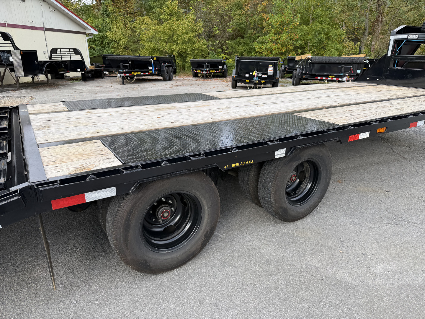 Used 2026 Big Tex Trailers 22GN GOOSENECK TRAILER 20+5 MEGA RAMPS