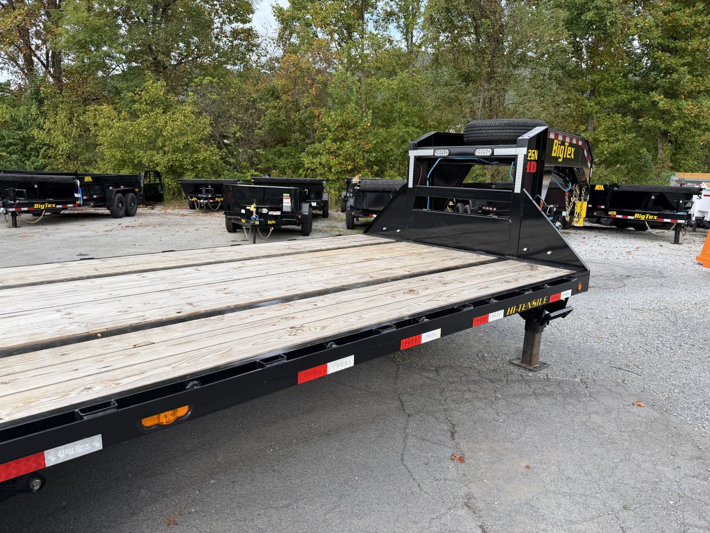 Used 2026 Big Tex Trailers 22GN GOOSENECK TRAILER 20+5 MEGA RAMPS