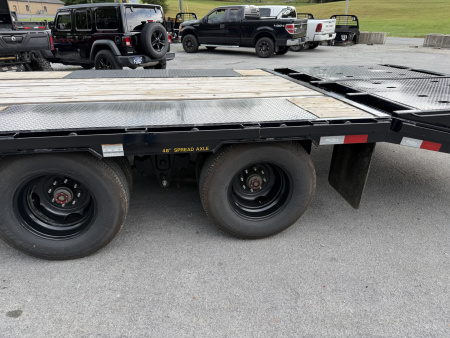 Used 2026 Big Tex Trailers 22GN GOOSENECK TRAILER 20+5 MEGA RAMPS