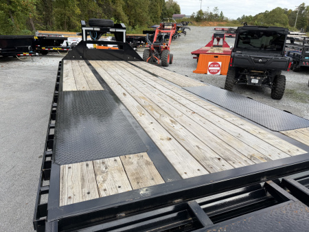 Used 2026 Big Tex Trailers 22GN GOOSENECK TRAILER 20+5 MEGA RAMPS