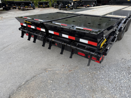 Used 2026 Big Tex Trailers 22GN GOOSENECK TRAILER 20+5 MEGA RAMPS
