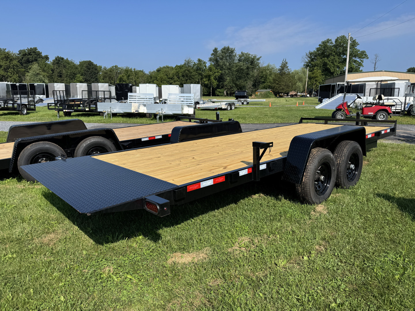 New 2026 Down 2 Earth Trailers DTE8220GVTW5.2B Gravity Tilt Car Hauler