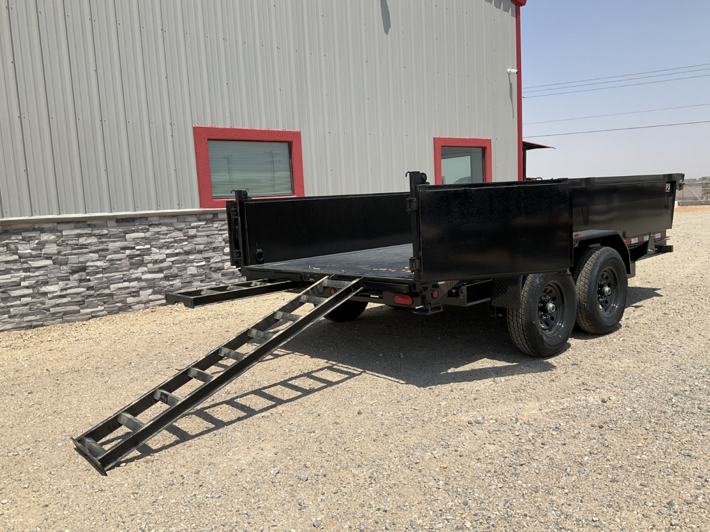 New 2026 PJ 83"x14' BP Tandem Axle Dump w/ 24" Sides – D7