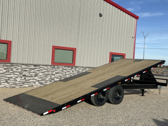 New 2025 PJ 102 x22' Deckover Hydraulic Tilt Trailer – T8