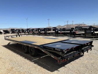 New 2026 PJ 102"x24' BP 8" I-Beam Deckover Trailer – F8