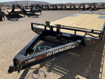 New 2026 PJ 102"x24' BP 8" I-Beam Deckover Trailer – F8