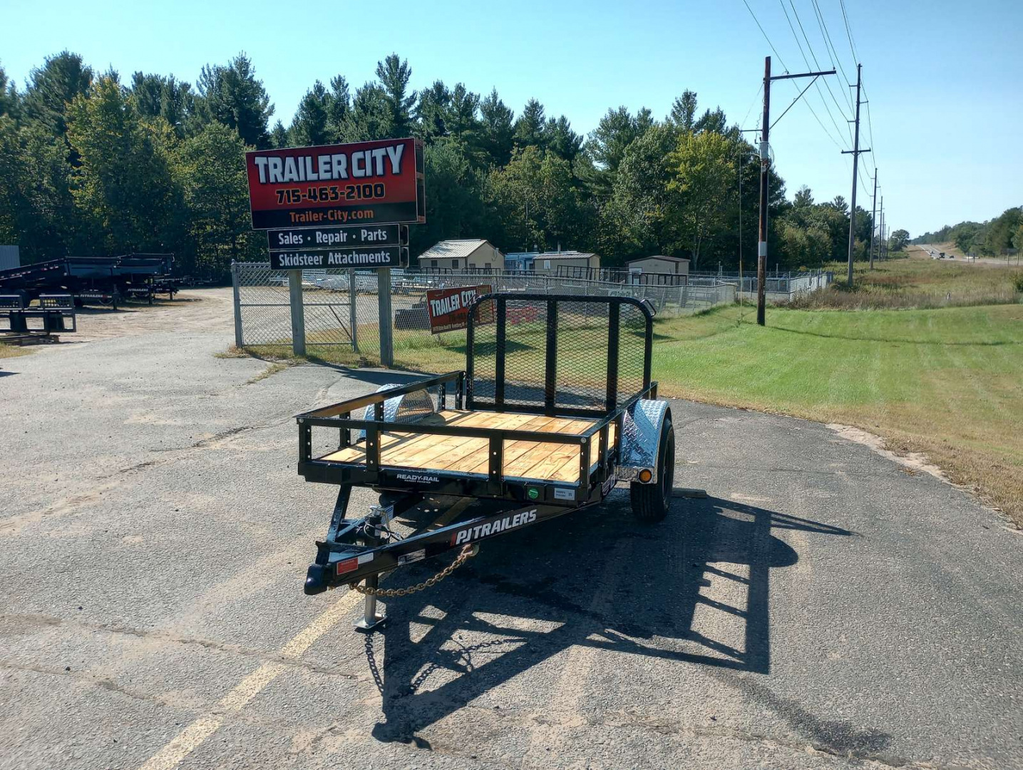 New 2026 PJ Trailers 60" x 8' U6 Utility Trailer