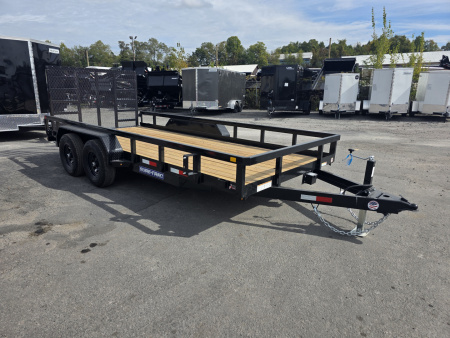 New 2026 Sure-Trac 7X16 10K - TUBE TOP Utility Trailer