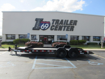 Used 2024 Sure-Trac 7 x 18 Drop Deck NSTDDE8018-BP-154 Tilt Trailer 15.4K