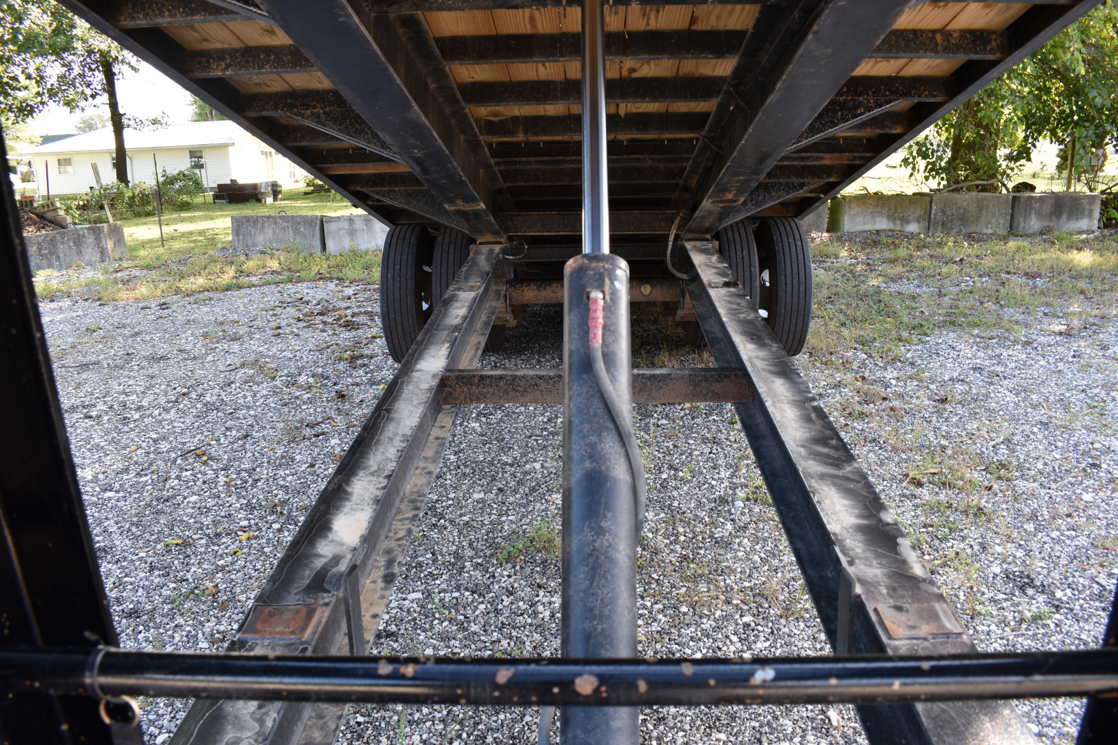 Used 2020 CornPro 27' GOOSENECK 20 K POWER TILT Flatbed Trailer