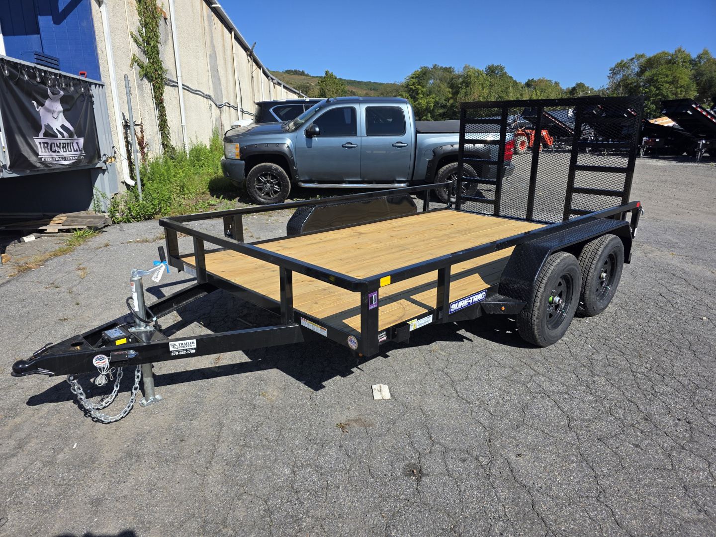 New 2026 Sure-Trac 7X12 7K - TUBE TOP Utility Trailer